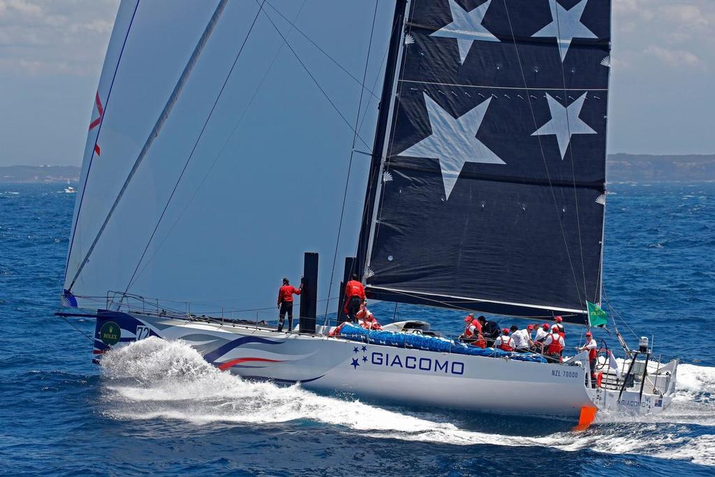 Giacomo - on her way to winning the 2016 Rolex Sydney Hobart, December 26, 2016 ©  Rolex/ Kurt Arrigo http://www.regattanews.com